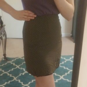 Professional Patterned Skirt